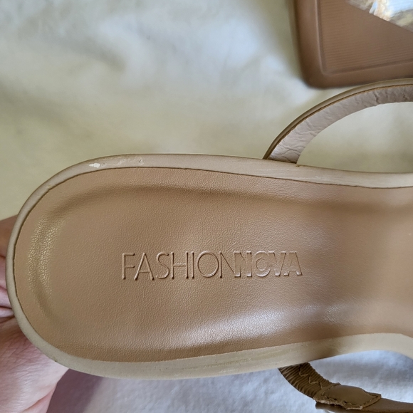 Nude Strap Kitten Heel - Picture 7 of 9